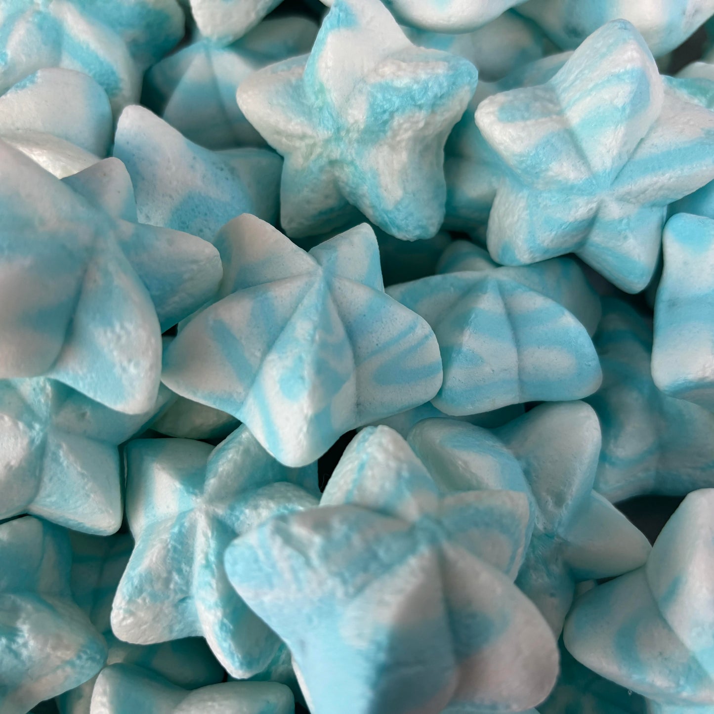 Blue Raspberry Stars Freeze Dried