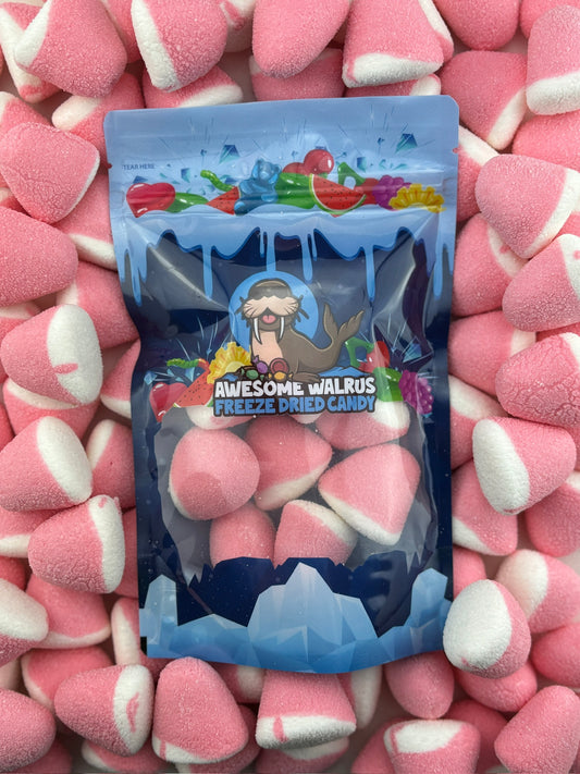 Strawberry Cream Kisses Freeze Dried