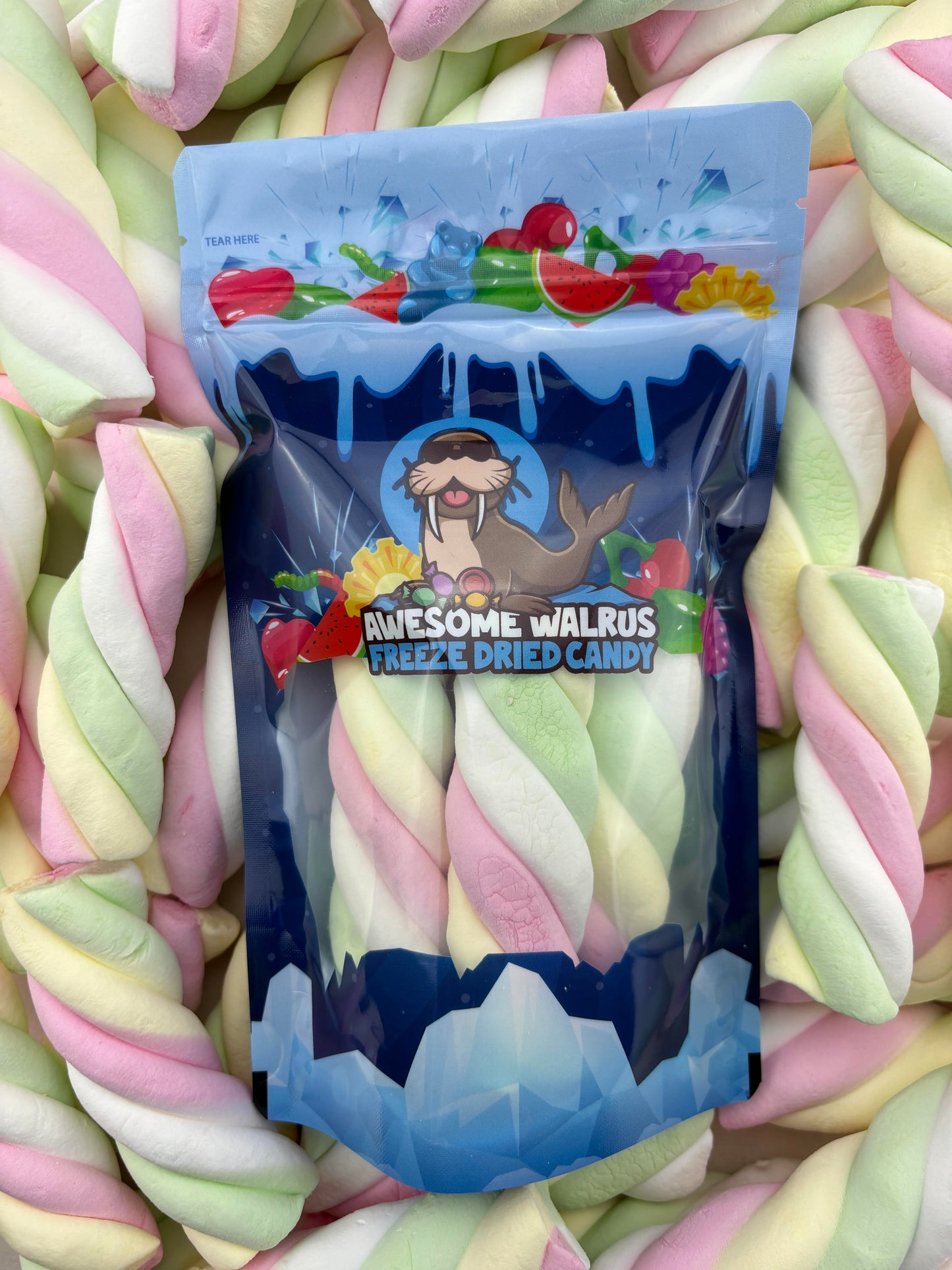 Mallow Twists Freeze Dried
