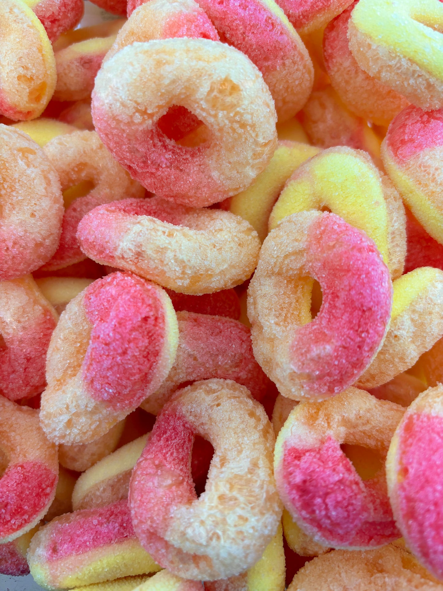 Peach Rings Freeze Dried