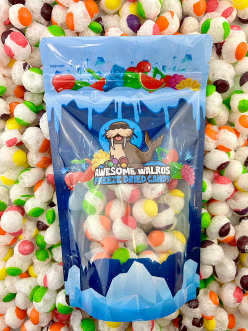 Sour Rainbow Balls Freeze Dried by Awesome Walrus