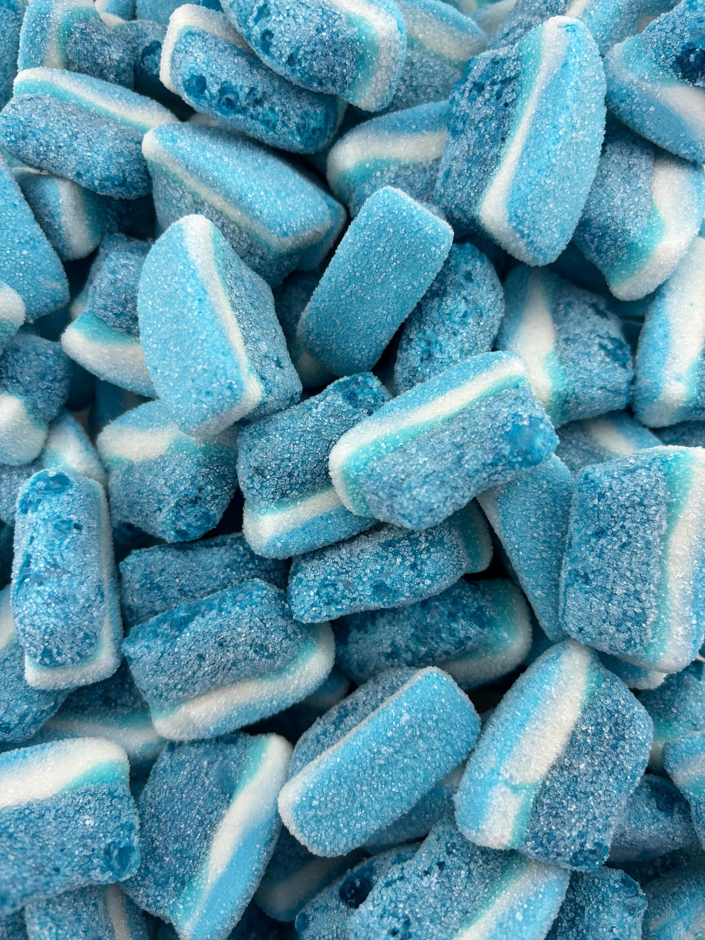 Blue Raspberry Slices Freeze Dried