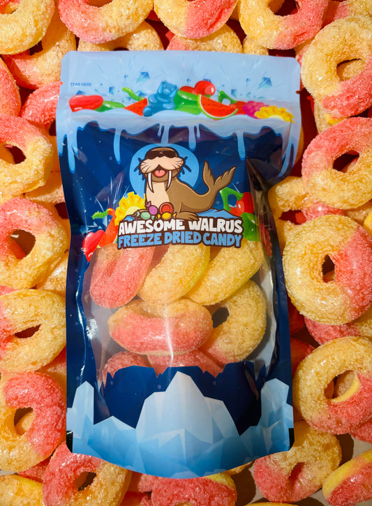 Peach Rings Freeze Dried