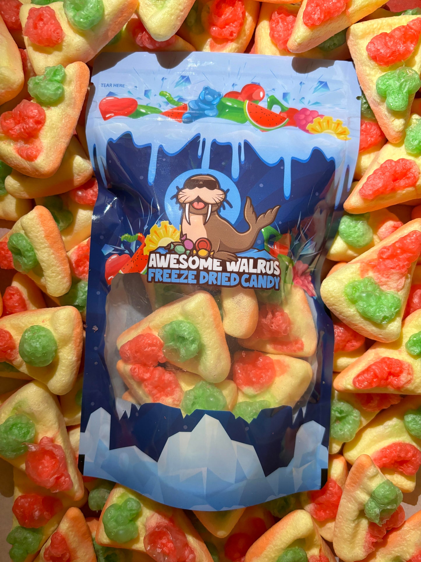 Pizza Slices Freeze Dried