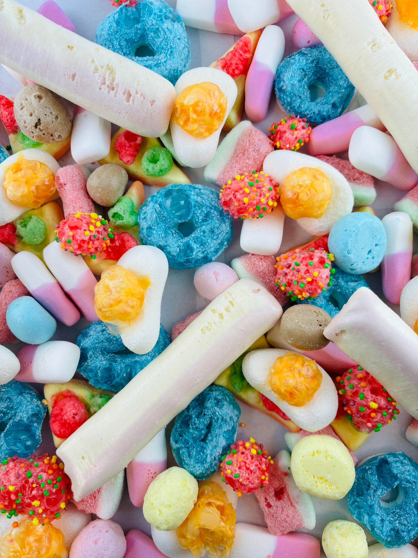 Freeze Dried Blue Raspberry Mix